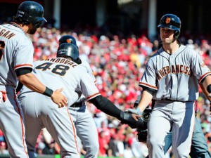 MLB: NLDS-San Francisco Giants at Cincinnati Reds
