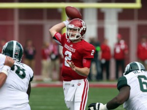 NCAA Football: Michigan State at Indiana