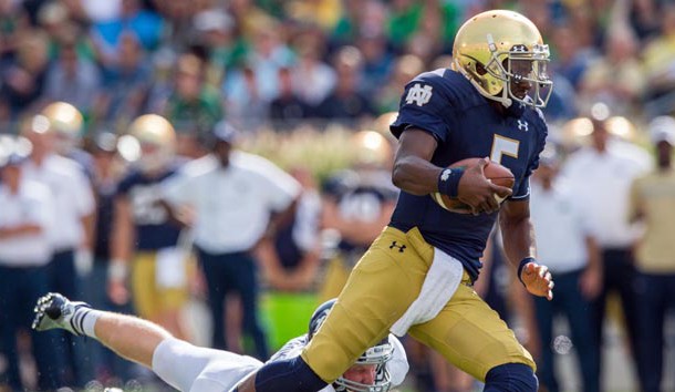NCAA Football: Rice at Notre Dame