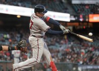 Power-infused Braves look for series win over Giants