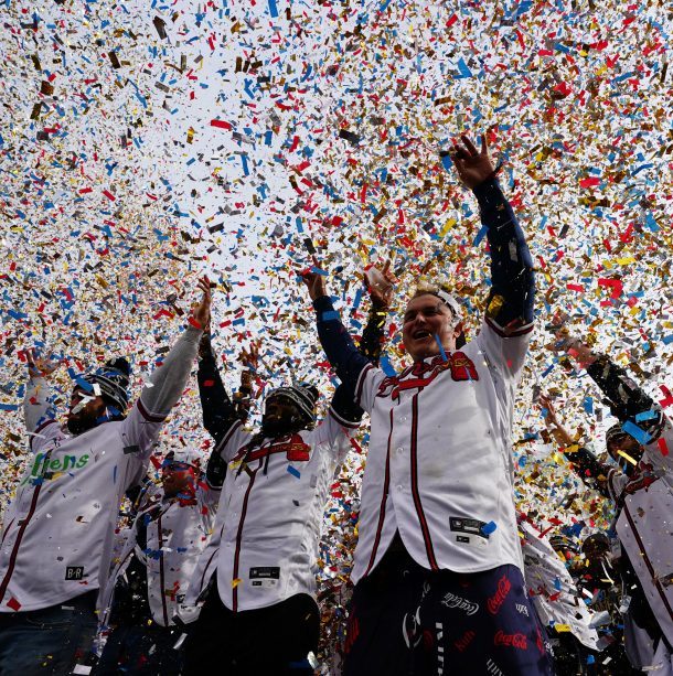 Braves celebrate World Series title at city parade