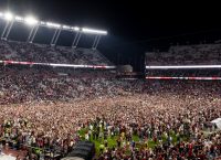 Gamecocks Storm the Field after Thrashing A&M