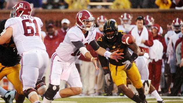 NCAA Football: Alabama at Missouri