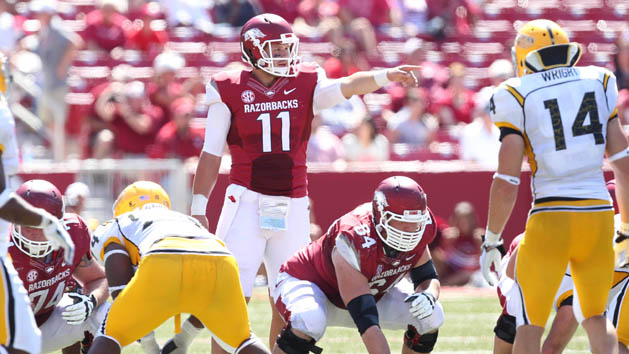 NCAA Football: Southern Mississippi at Arkansas
