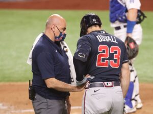 Braves OF Duvall (oblique) out for rest of postseason