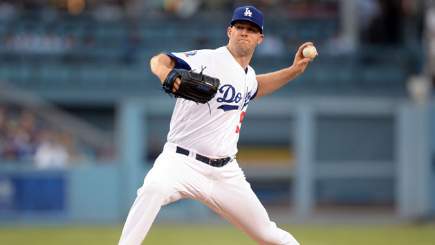 August 3, 2018; Los Angeles, CA, USA; Los Angeles Dodgers starting pitcher Alex Wood (57) throws against the Houston Astros in the second inning at Dodger Stadium. Photo Credit: Gary A. Vasquez-USA TODAY Sports