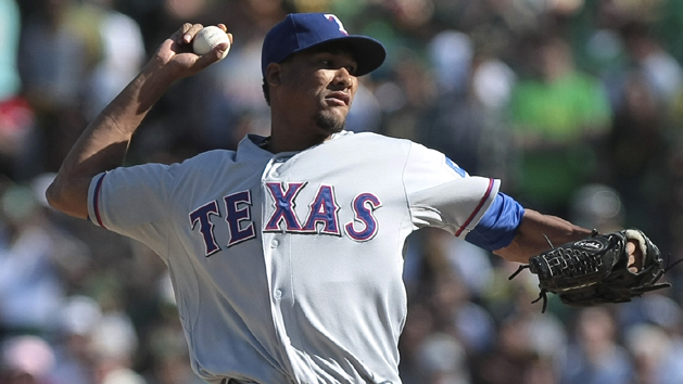 MLB: Texas Rangers at Oakland Athletics