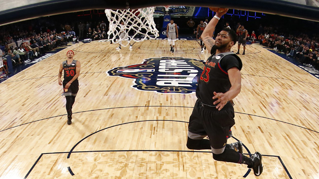Feb 19, 2017; New Orleans, LA, USA; Western Conference forward Anthony Davis of the New Orleans Pelicans (23) dunks the ball in the 2017 NBA All-Star Game at Smoothie King Center. Photo Credit: Larry W. Smith/Pool Photo-USA TODAY Sports