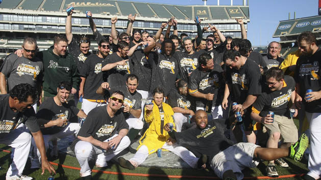 MLB: Texas Rangers at Oakland Athletics