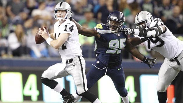 NFL: Preseason-Oakland Raiders at Seattle Seahawks