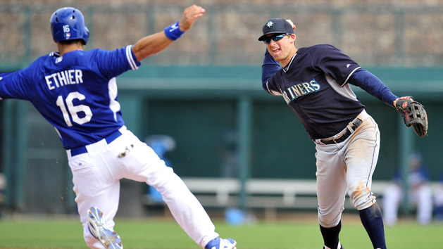 MLB: Spring Training-Seattle Mariners at Los Angeles Dodgers