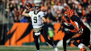 Brees breaks Unitas’ mark in Saints’ comeback win