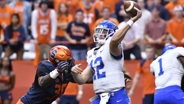 Brent Stockstill has been playing well since his return to the Blue Raiders offense. Photo Credit: Mark Konezny-USA TODAY Sports