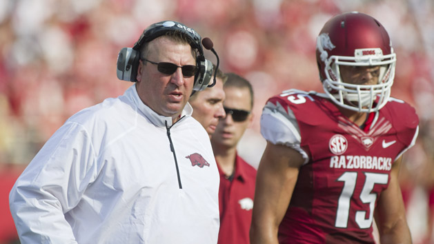 NCAA Football: University of Arkansas-Press Conference