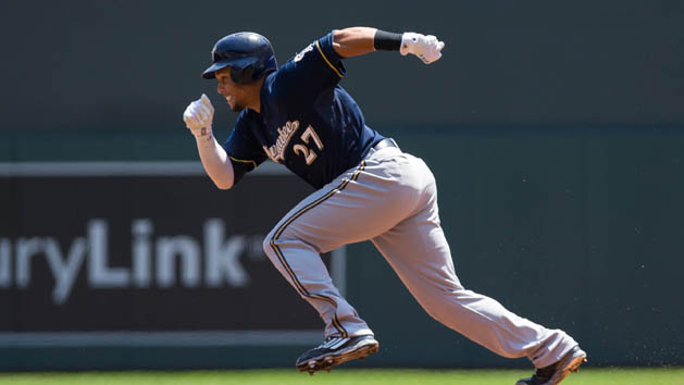 Carlos Gomez is off to Houston. Brad Rempel-USA TODAY Sports