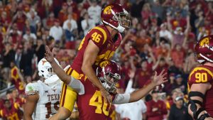 No. 4 USC holds off Texas in 2 OTs