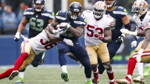 Rookie Carson emerging as Seahawks top RB