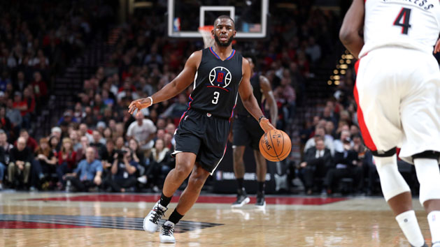 Oct 27, 2016; Portland, OR, USA; Los Angeles Clippers guard Chris Paul (3) brings the ball up-court against the Portland Trail Blazers in the first half at Moda Center. Photo Credit: Jaime Valdez-USA TODAY Sports