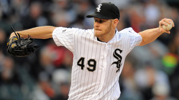 May 7, 2016; Chicago, IL, USA; Chicago White Sox starting pitcher Chris Sale (49) pitches against the Minnesota Twins during the fourth inning at U.S. Cellular Field. Mandatory Credit: Patrick Gorski-USA TODAY Sports