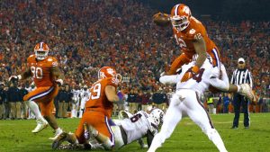 No. 2 Clemson blows by South Carolina 56-35
