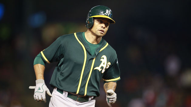 Coco Crisp is back with the A's. (Tim Heitman-USA TODAY Sports)