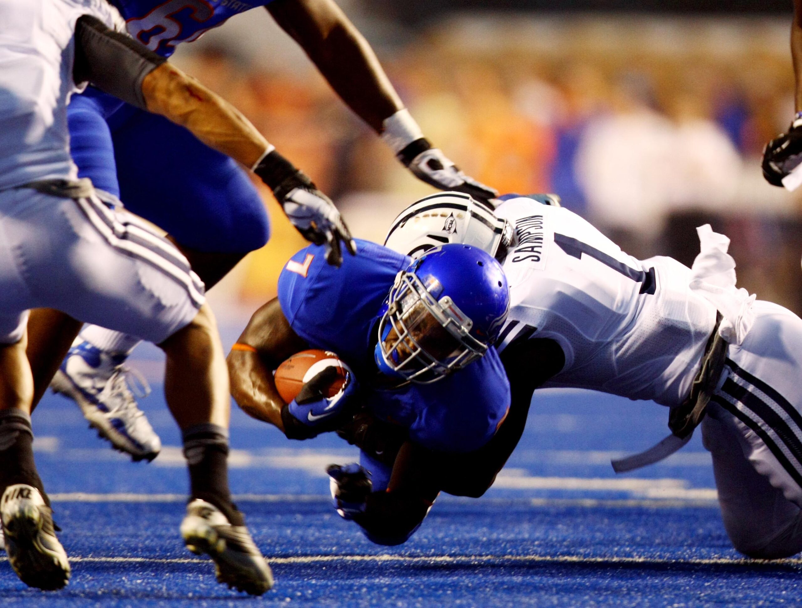 NCAA Football: Brigham Young at Boise State
