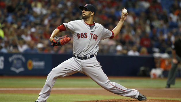 Aug 22, 2016; St. Petersburg, FL, USA; Boston Red Sox starting pitcher David Price (24) throws a pitch during the first inning against the Tampa Bay Rays at Tropicana Field. Photo Credit: Kim Klement-USA TODAY Sports