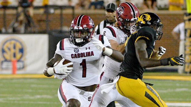 The loss of Deebo Samuel is a big blow to South Carolina's offense. Photo Credit: Denny Medley-USA TODAY Sports