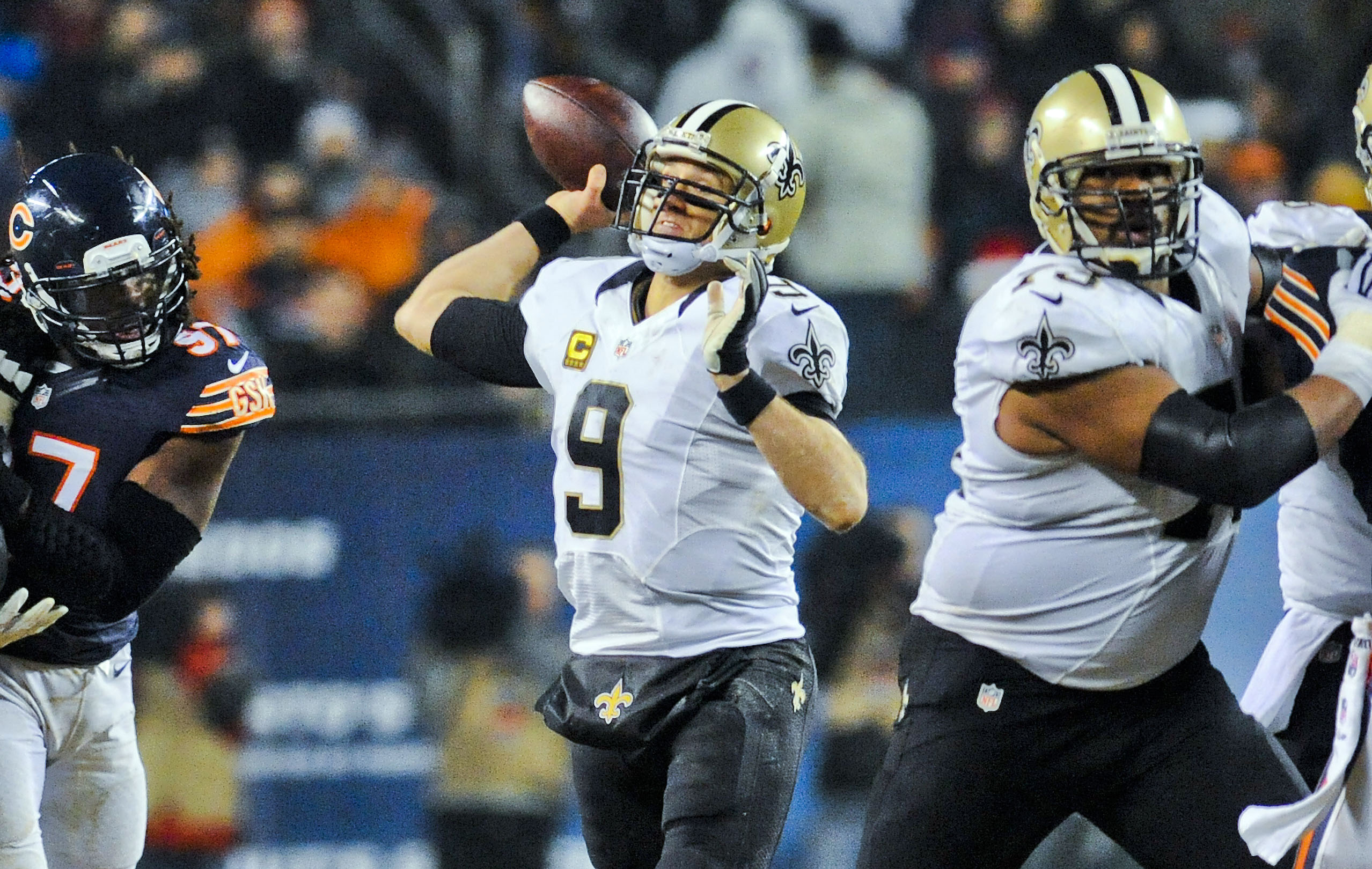 Drew Brees (9) will likely end his career in New Orleans. Photo Credit: Matt Marton-USA TODAY Sports