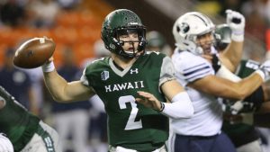 Hawaii QB Brown to transfer to Oklahoma State