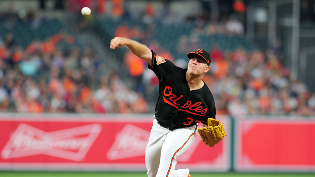 Sep 2, 2016; Baltimore, MD, USA; Baltimore Orioles pitcher Dylan Bundy (37) pitches during the first inning against the New York Yankees at Oriole Park at Camden Yards. Photo Credit: Tommy Gilligan-USA TODAY Sports
