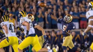 Notre Dame whips Rice with QB Golson back in fold