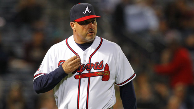 Fredi Gonzalez (33) is out as Braves manager. Photo Credit: Brett Davis-USA TODAY Sports