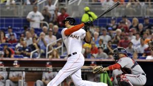 Marlins mash Nationals, end eight-game skid