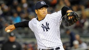 Yankees’ Kuroda shuts out Orioles in night cap