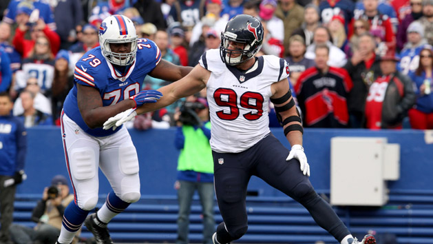 J.J. Watt (99) could be back by the season opener against Chicago. Photo Credit: Timothy T. Ludwig-USA TODAY Sports