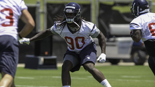The Texans need Jadeveon Clowney (90) to be healthy in 2015. (Troy Taormina-USA TODAY Sports)