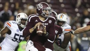 QB Hubenak sudden starter for Aggies
