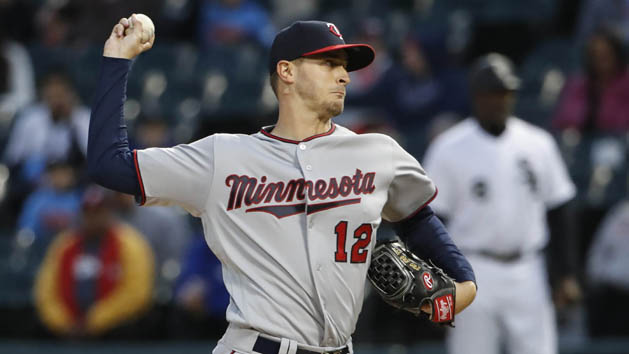 May 3, 2018; Chicago, IL, USA; Minnesota Twins starting pitcher Jake Odorizzi (12) throws against the Chicago White Sox during the second inning at Guaranteed Rate Field. Photo Credit: Kamil Krzaczynski-USA TODAY Sports
