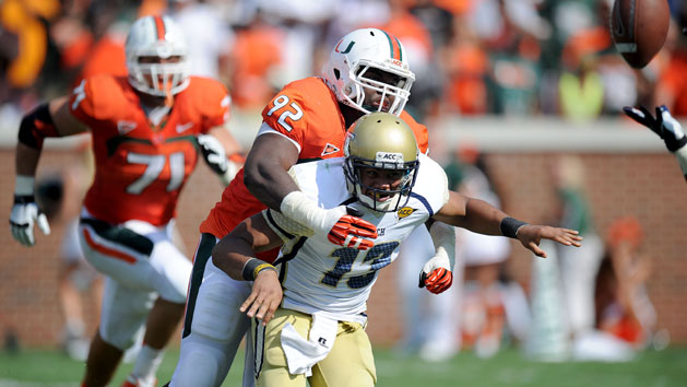 NCAA Football: Miami at Georgia Tech