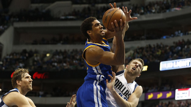James Michael McAdoo (20) has resigned with the Warriors. Photo Credit: Tim Heitman-USA TODAY Sports