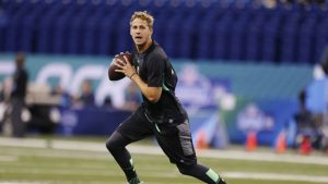 NFL Combine: Goff narrows gap with Wentz