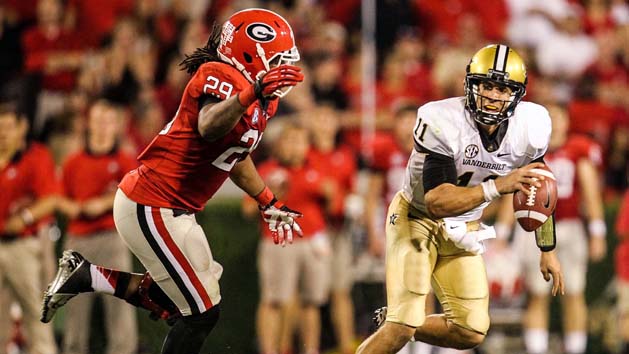 NCAA Football: Vanderbilt at Georgia