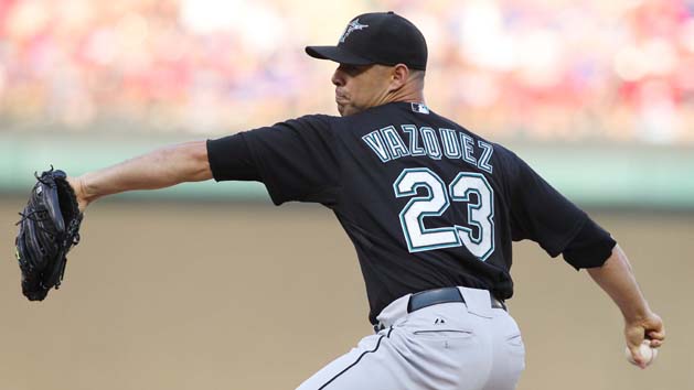 MLB: Florida Marlins at Texas Rangers