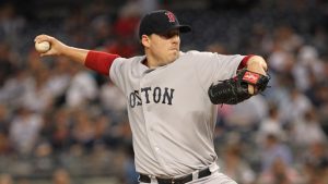 Red Sox RHP Lackey has strained biceps