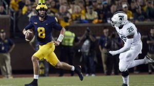 No. 17 Michigan seeks to extend mastery of Indiana