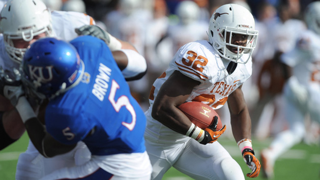 NCAA Football: Texas at Kansas
