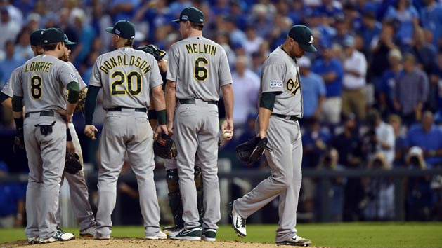 MLB: AL Wild Card-Oakland Athletics at Kansas City Royals