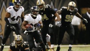 Ravens down Saints behind Forsett, big-play defense
