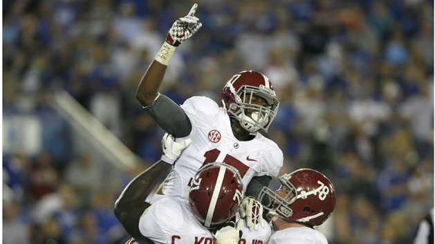 NCAA Football: Alabama at Kentucky